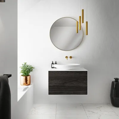 Boheme 60 - 60x40 cm Washbasin - Matt White SolidTec®