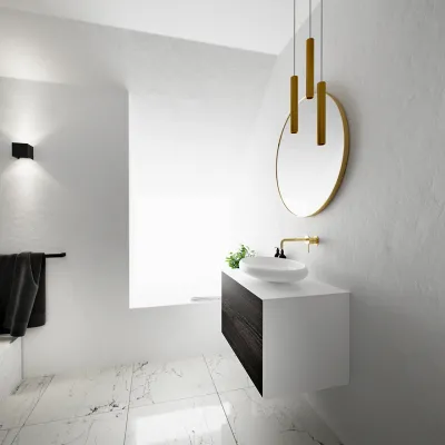 Boheme 60 - 60x40 cm Washbasin - Matt White SolidTec®