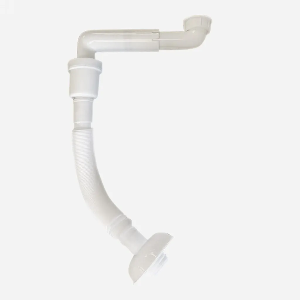 Pulcher PSS01 - Space-saving water trap for bathroom furniture, Universal w/Ø32 mm. flex pipe
