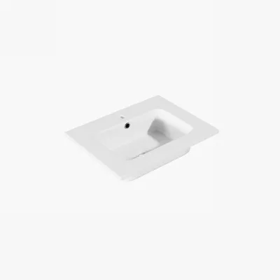 ArkiLife® Cobus ACC60-SB - Slim-Edge design sink 60.5x46.5 cm, White Sanistone
