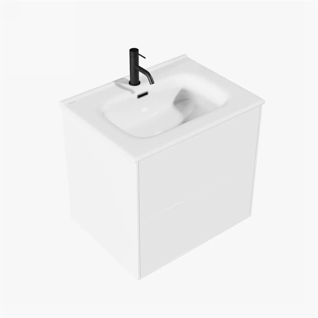 ArkiLife Cobus ACC60 - Slim-Design Bathroom furniture 61x46.5 cm w/Porcelain sink