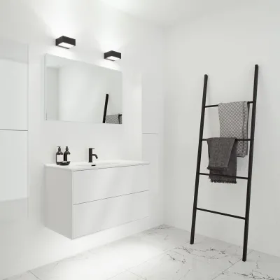 ArkiLife Cobus ACC90 - 91x46.5, Slim-Design Furniture 91x46.5 cm w/Porcelain sink