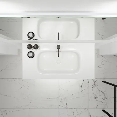 ArkiLife Cobus ACC90 - 91x46.5, Slim-Design Furniture 91x46.5 cm w/Porcelain sink