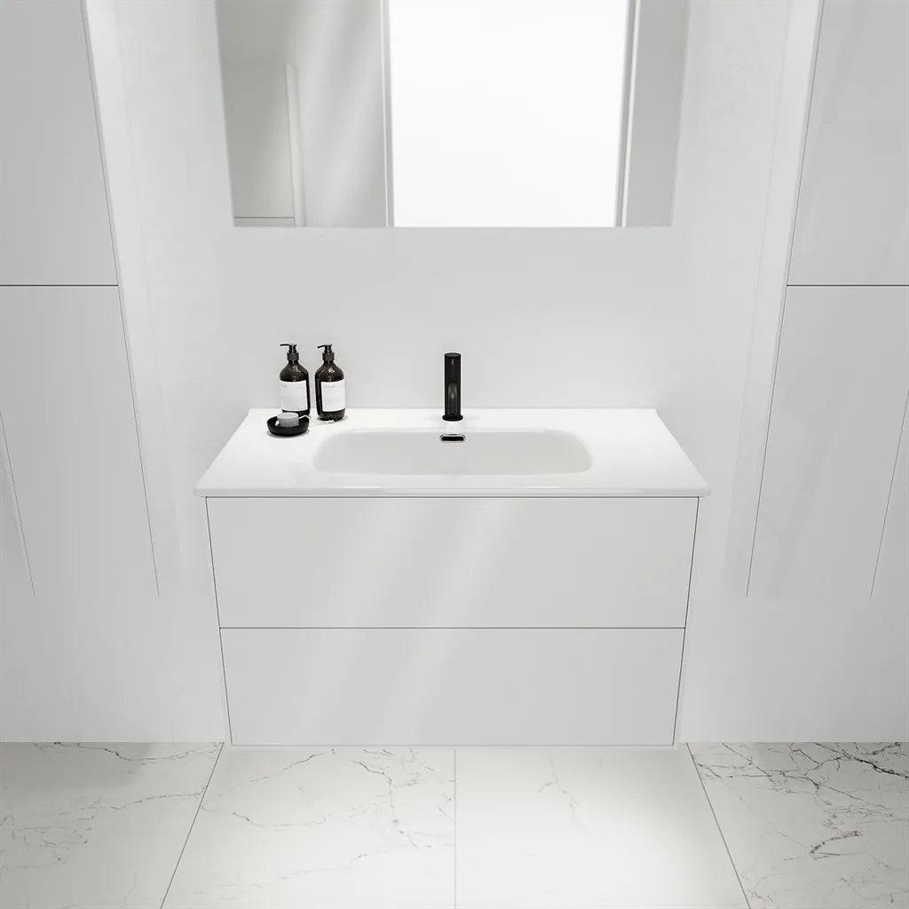 ArkiLife Cobus ACC90 - 91x46.5, Slim-Design Furniture 91x46.5 cm w/Porcelain sink