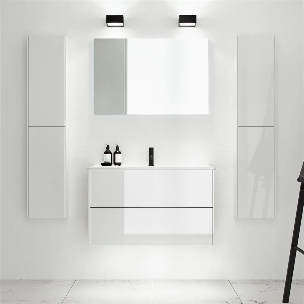 ArkiLife Cobus ACC90 - 91x46.5, Slim-Design Furniture 91x46.5 cm w/Porcelain sink
