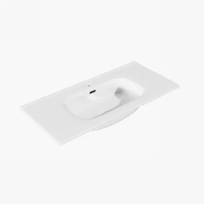ArkiLife® Cobus ACC100-CB - 101x46.5 Slim-Edge, White porcelain sink
