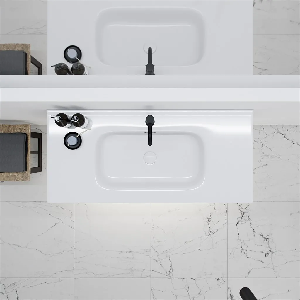 ArkiLife Cobus ACC100 - 101x46.5, Slim-Design Furniture 101x46.5 cm w/Porcelain sink