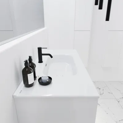ArkiLife Cobus ACC100 - 101x46.5, Slim-Design Furniture 101x46.5 cm w/Porcelain sink