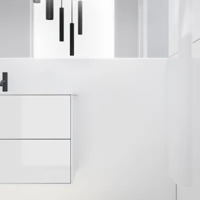 ArkiLife Cobus ACC100 - 101x46.5, Slim-Design Furniture 101x46.5 cm w/Porcelain sink