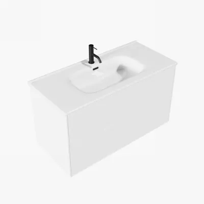 ArkiLife Cobus ACC100 - 101x46.5, Slim-Design Furniture 101x46.5 cm w/Porcelain sink