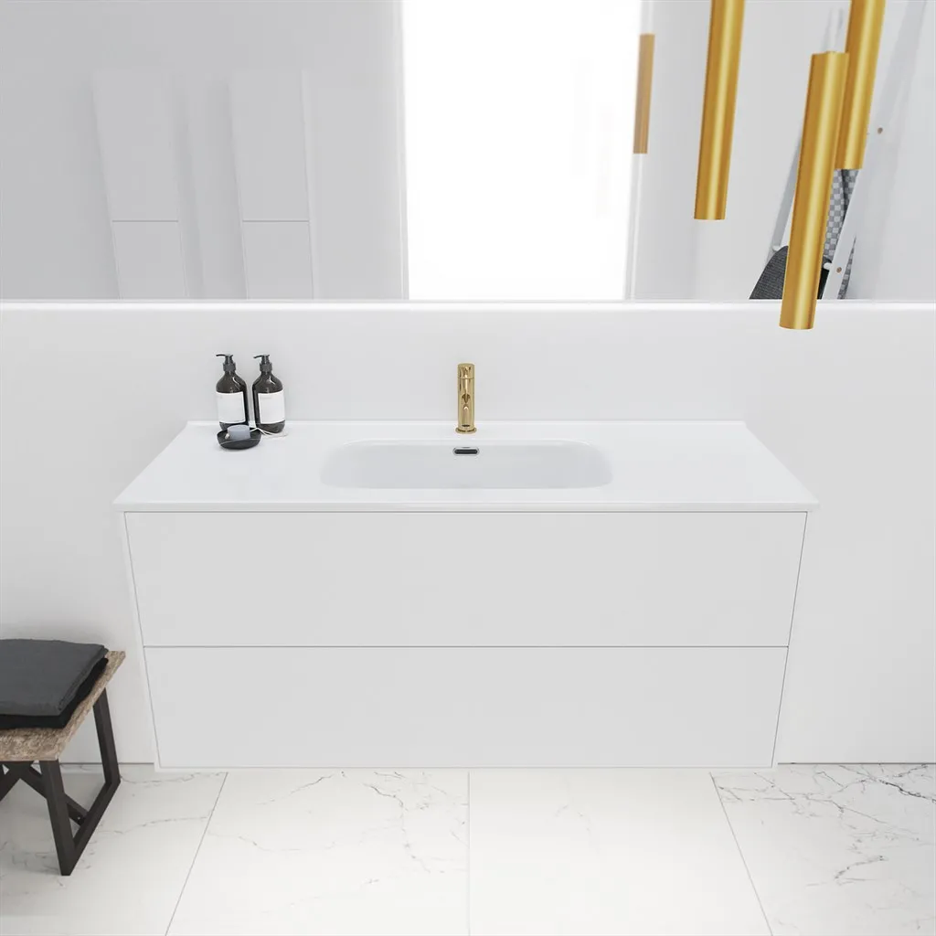 ArkiLife Cobus ACC120 - 121x46.5, Slim-Design Furniture 121x46.5 cm w/Porcelain sink