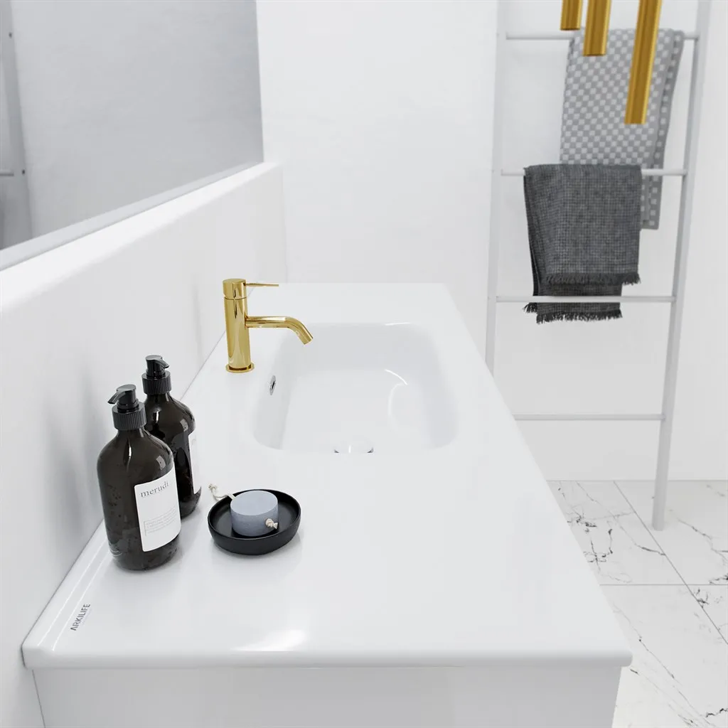 ArkiLife Cobus ACC120 - 121x46.5, Slim-Design Furniture 121x46.5 cm w/Porcelain sink