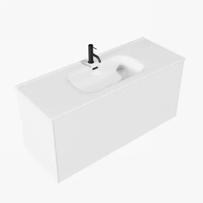 ArkiLife Cobus ACC120 - 121x46.5, Slim-Design Furniture 121x46.5 cm w/Porcelain sink