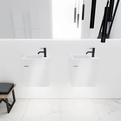 ArkiLife Cobus ACC41 - Bathroom furniture 41.5x21.5 cm and sink in Sanistone