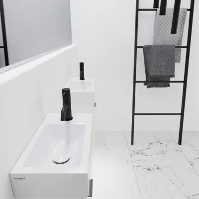 ArkiLife Cobus ACC41 - Bathroom furniture 41.5x21.5 cm and sink in Sanistone