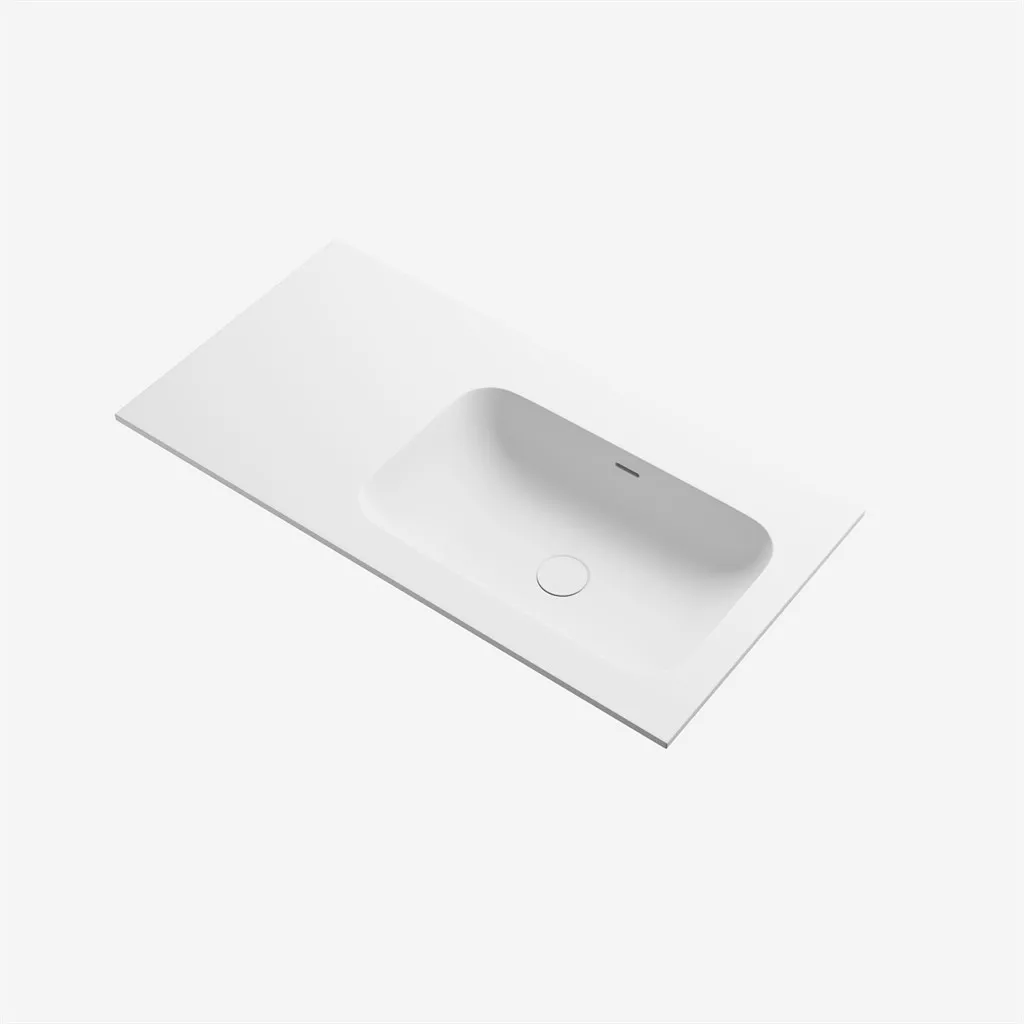 Pulcher® Soft 90R - Sink countertop 90x46