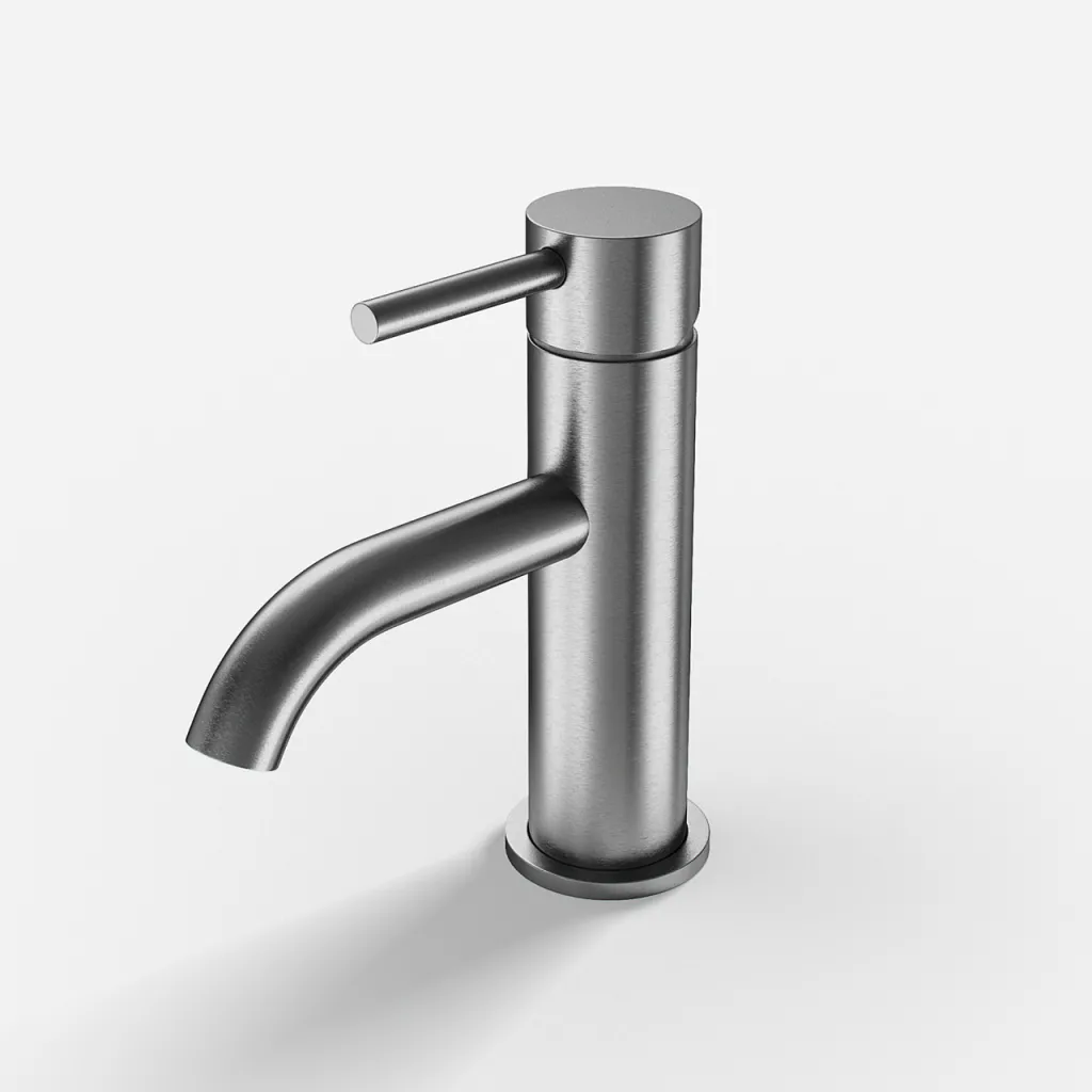 Classwell C02 - Washbasin Faucet, Brushed Stainless Steel