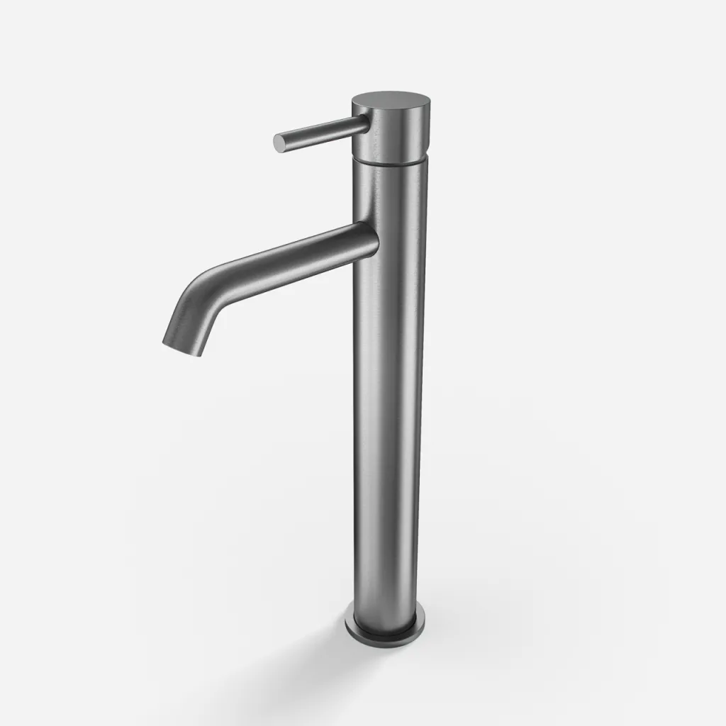 Classwell C03 - Tall Basin Faucet, Brushed Stainless Steel