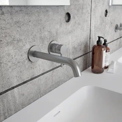 Classwell C04 - Washbasin Faucet, Brushed Stainless Steel