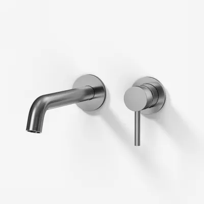 Classwell C04 - Washbasin Faucet, Brushed Stainless Steel