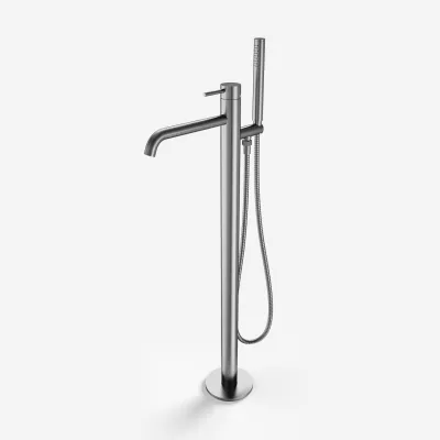 Classwell C07 - Freestanding Bath Armature, Brushed Stainless Steel