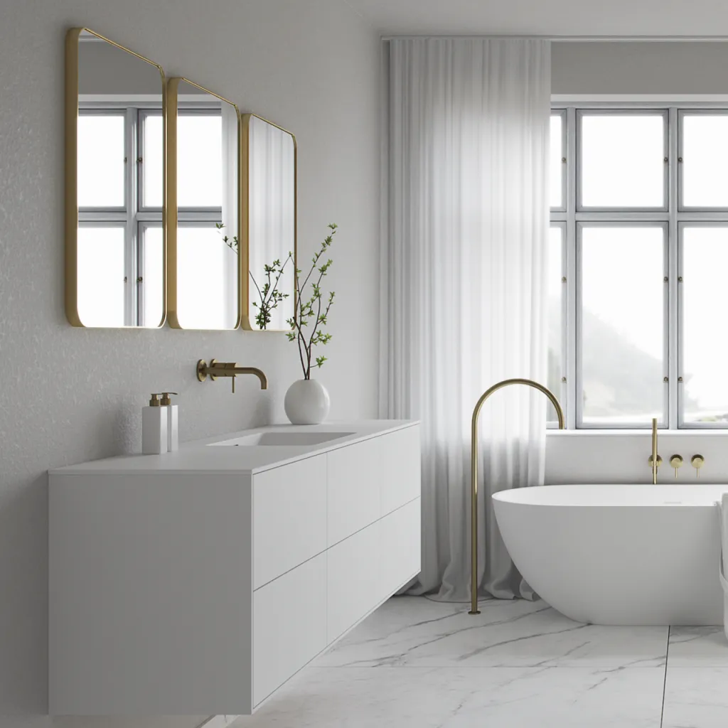 Déco Dé Lux 60x80 - Brushed brass
