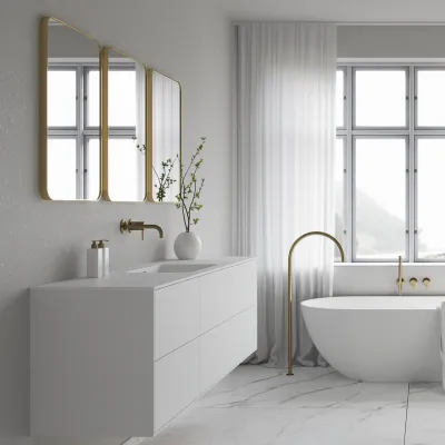 Déco Dé Lux 60x80 - Brushed brass