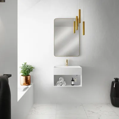 Déco Dé Lux 60x90 - Brushed brass