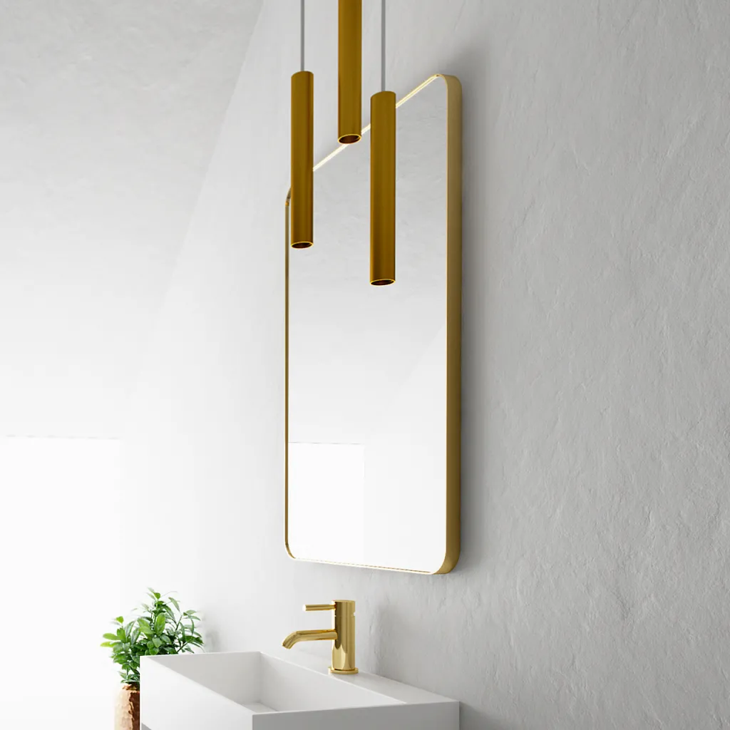 Déco Dé Lux 60x90 - Brushed brass