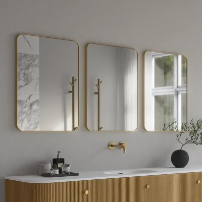 Déco Dé Lux 50x70 - Brushed brass