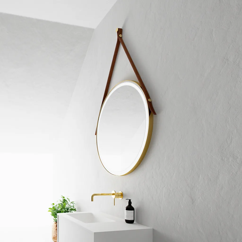 Drop Dé Lux Ø70 - Polished brass