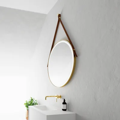 Drop Dé Lux Ø70 - Polished brass