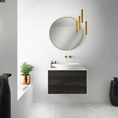 Magic Déco Ø80 - Brushed brass