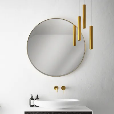Magic Déco Ø60 - Brushed brass