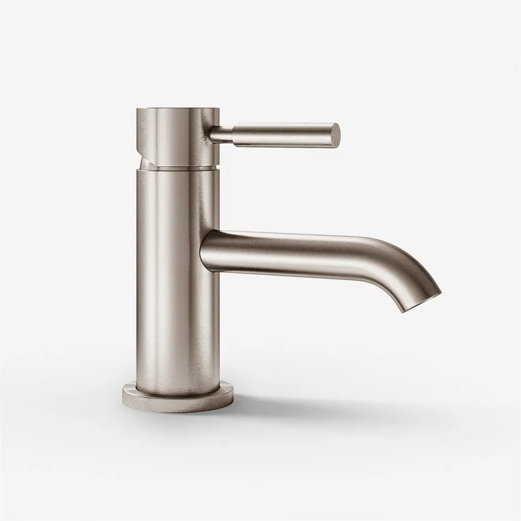 Semplice SHV101 - Washbasin faucet, PVD Brushed Steel