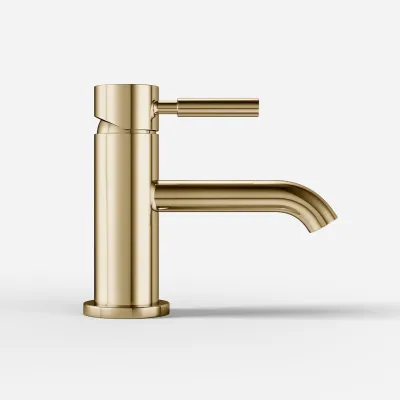 Semplice SHV101 - Washbasin fitting, Polished Brass Natural