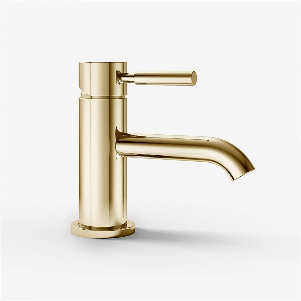 Semplice SHV101 - Washbasin fitting, Polished Brass Natural