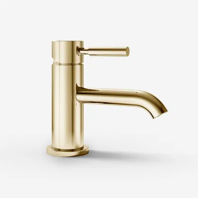 Semplice SHV101 - Washbasin fitting, Polished Brass Natural