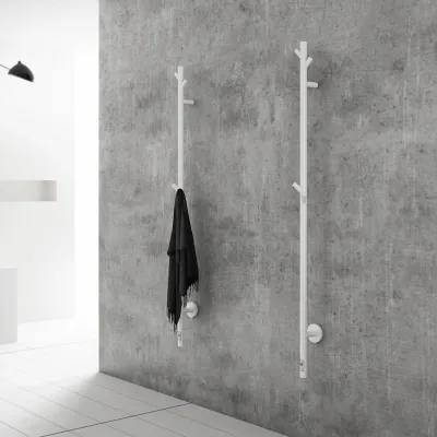 Pulcher® Style PS14 - Electric Towel Dryer w/timer, Matt white
