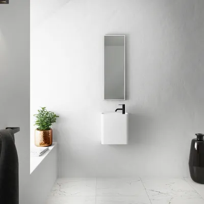 Coco 2L - 36x18 Sink left, Mathvid SolidTec®