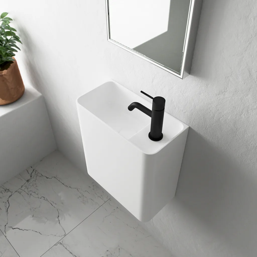 Coco 2L - 36x18 Sink left, Mathvid SolidTec®