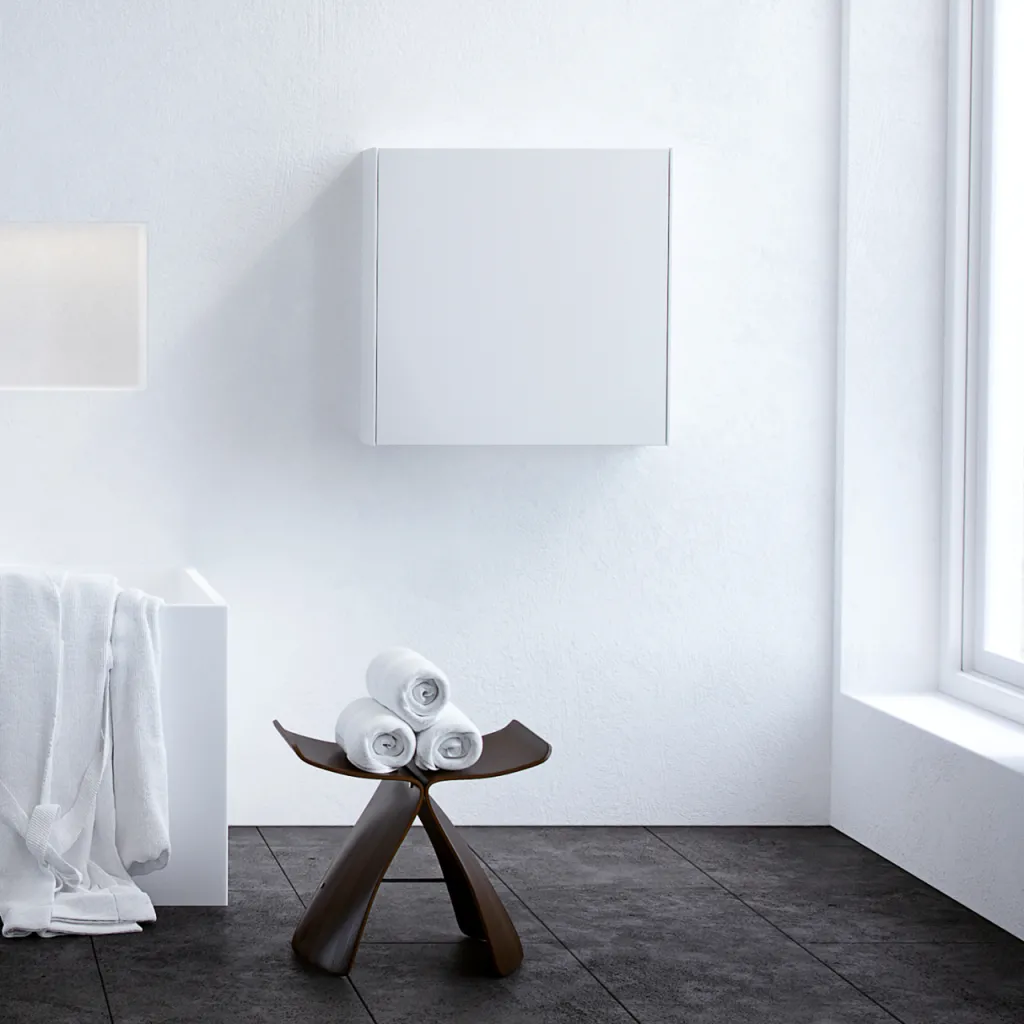 Copenhagen Block BHC6160 - 60x60x15 cm Wall cabinet, Matt white