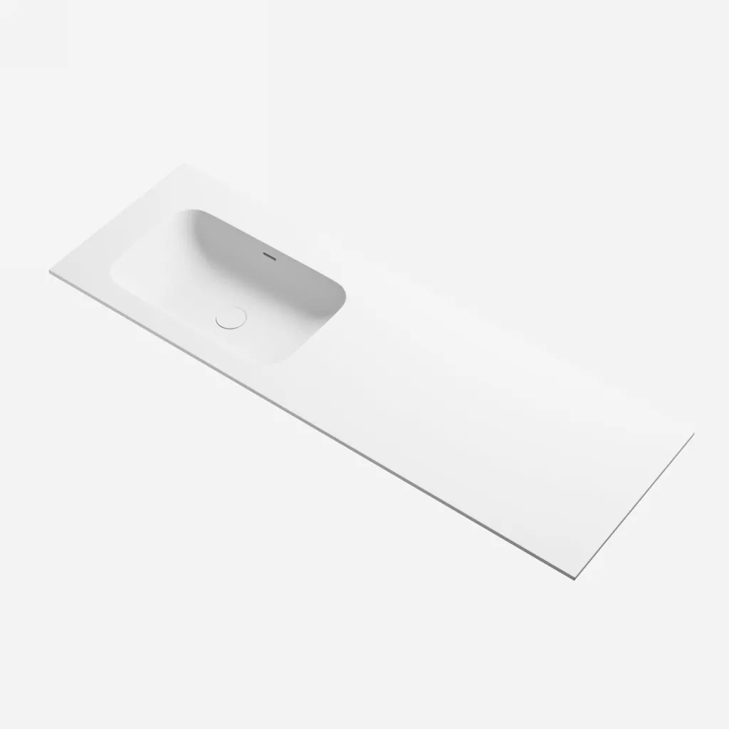 Pulcher® Soft 140L - Sink countertop 140x46