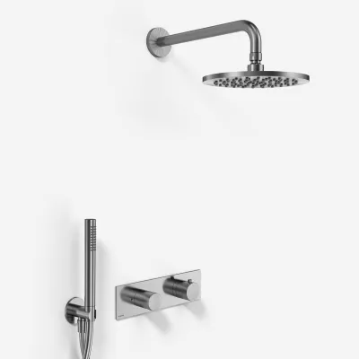 Nostromo G572B S12 - DeLuxe Ø20, Wall, Brushed Stainless Steel