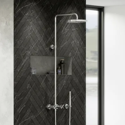 Fly Classic FBR7100 - XL Rain DeLux Shower Ø24, Chrome