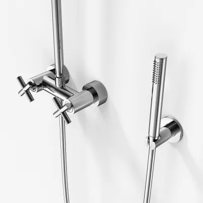 Fly Classic FBR7100 - XL Rain DeLux Shower Ø24, Chrome