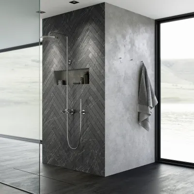 Fly Classic FBR7100 - XL Rain DeLux Shower Ø24, Chrome
