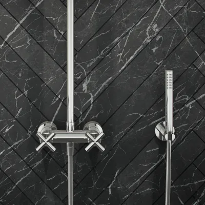 Fly Classic FBR7100 - XL Rain DeLux Shower Ø24, Chrome