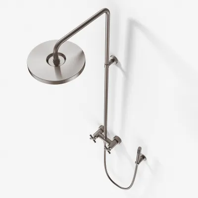 Fly Classic FBR7100 - XL Rain DeLux Shower Ø24, PVD Brushed Steel