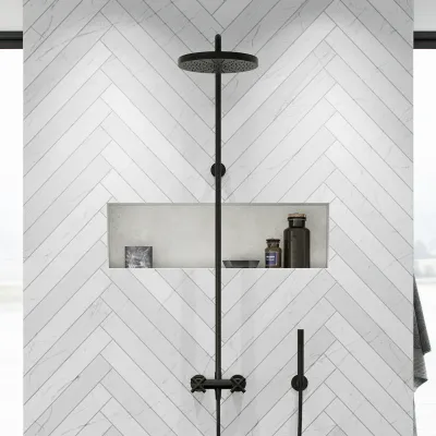 Fly Classic FBR7100 - XL Rain DeLux Shower Ø24, Matt black